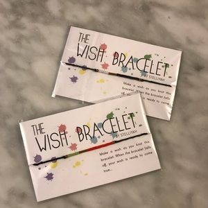 Two wish bracelets